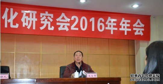 魏怀习会长在河南省姓沐鸣在线登录氏文化研究会2016年会上做典型发言